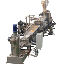 High Torque High Output Twin Screw Compounding Plastic Extruder for PET Bottle Flakes Recycling and Pelletizing Line